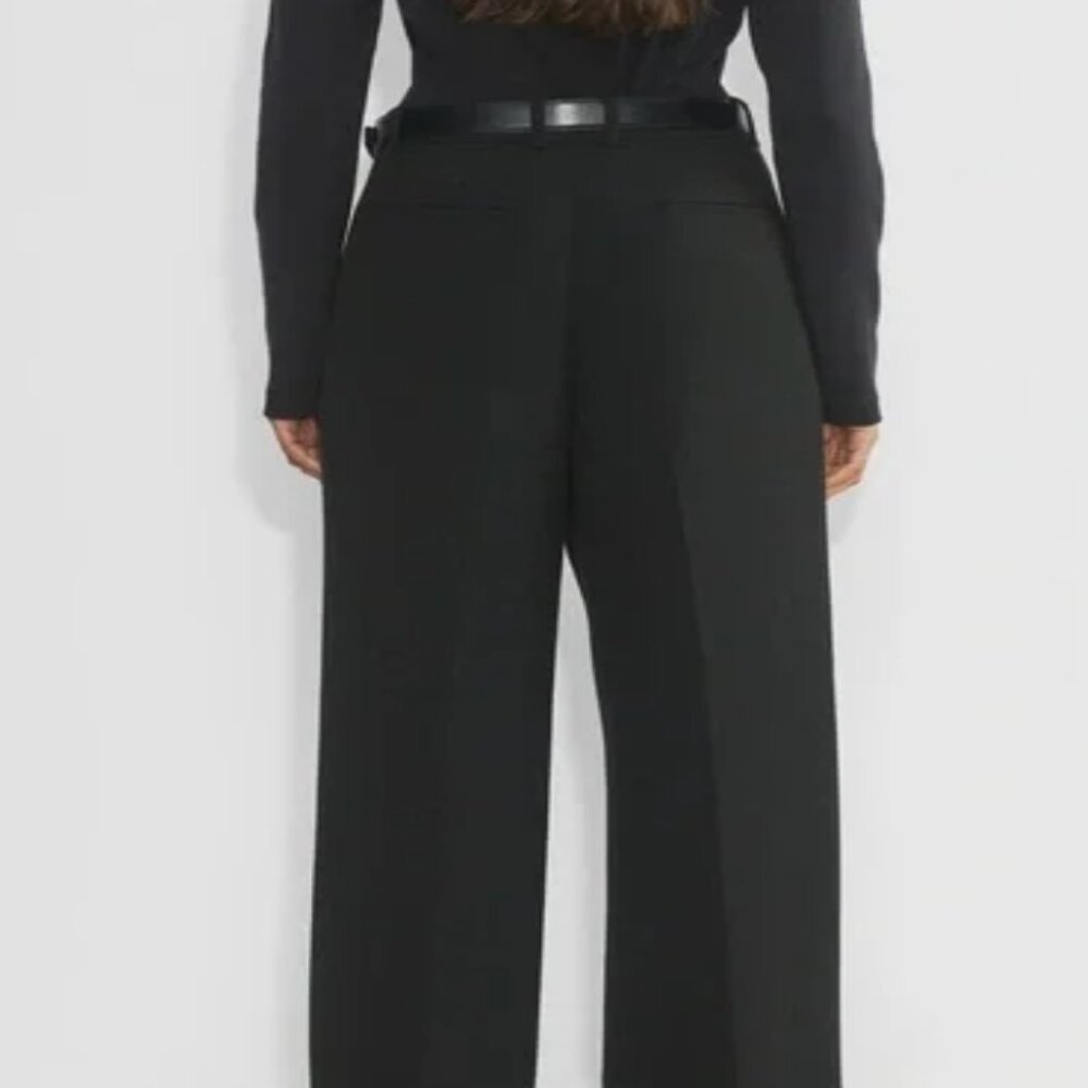 Babaton Pleated Pant Black size 6 - Picture 2 of 7